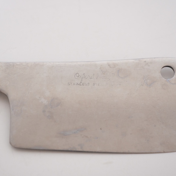 Oxford Hall Jamestown stainless steel cleaver knife - Picture 2 of 2